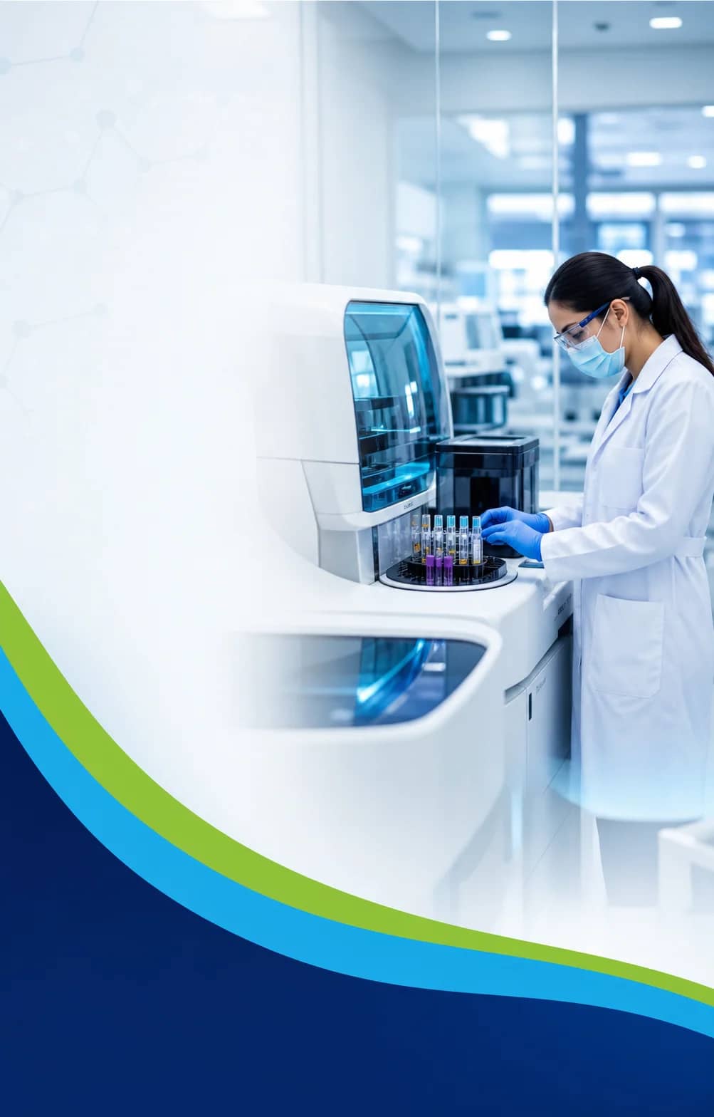 Proceso automatizado de análisis de muestras en laboratorio
